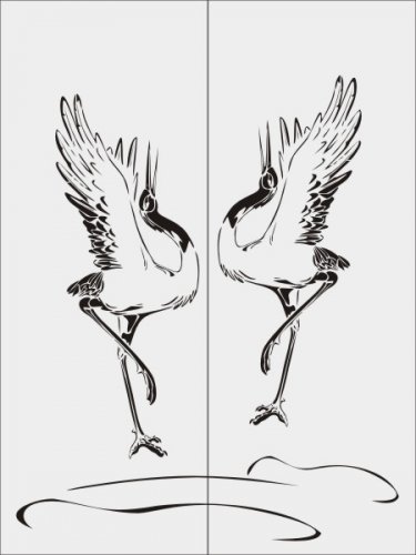 Пескоструйный рисунок Птицы 38